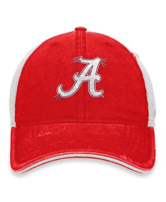 Women's Crimson, White Alabama Crimson Tide Radiant Trucker Snapback Hat