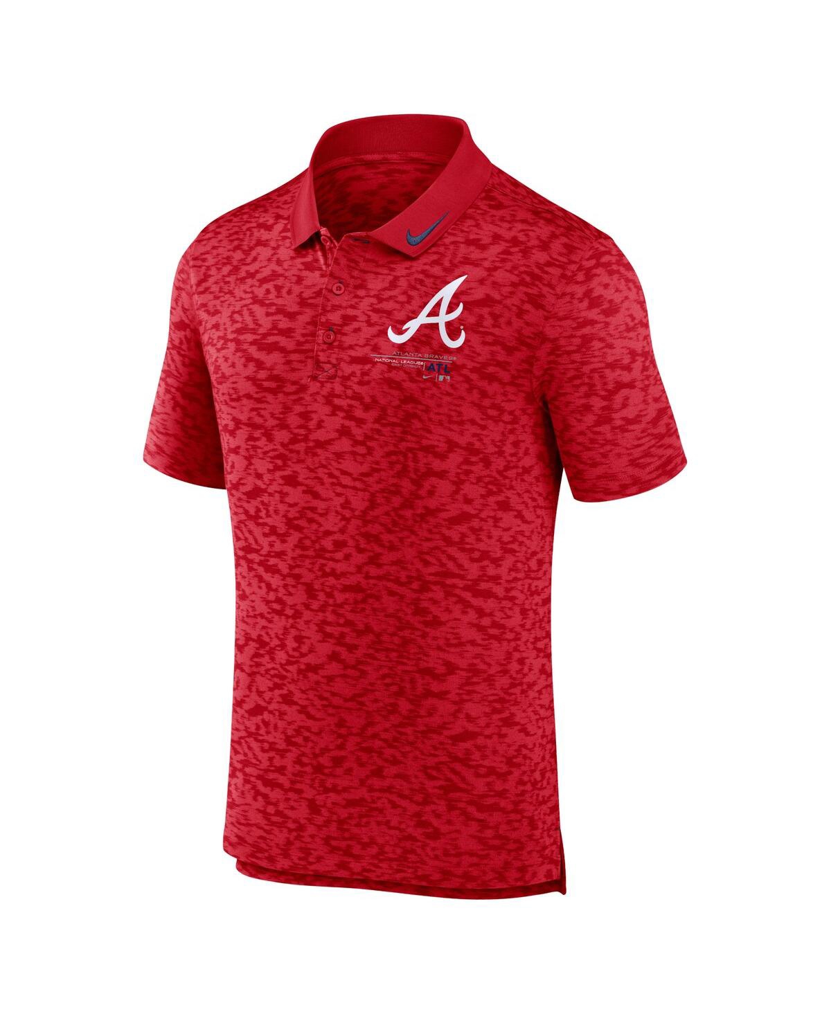 Shop Nike Men's  Red Atlanta Braves Next Level Polo Shirt