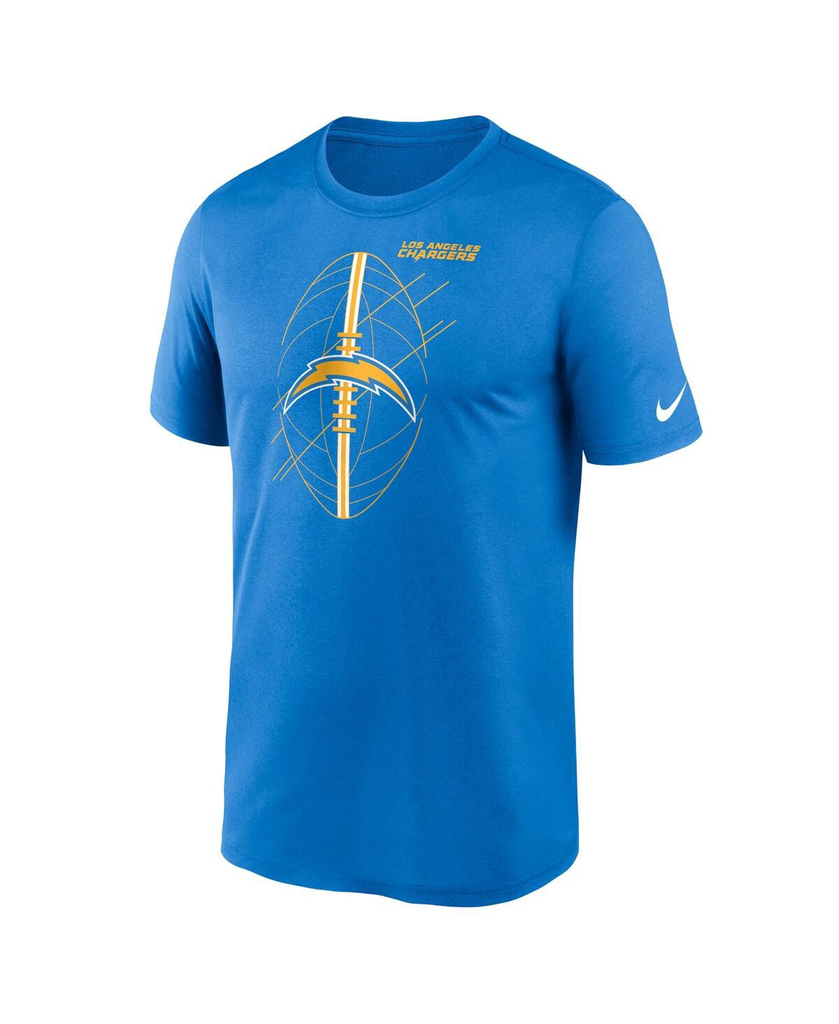 Shop Nike Men's  Powder Blue Los Angeles Chargers Legend Icon Performance T-shirt