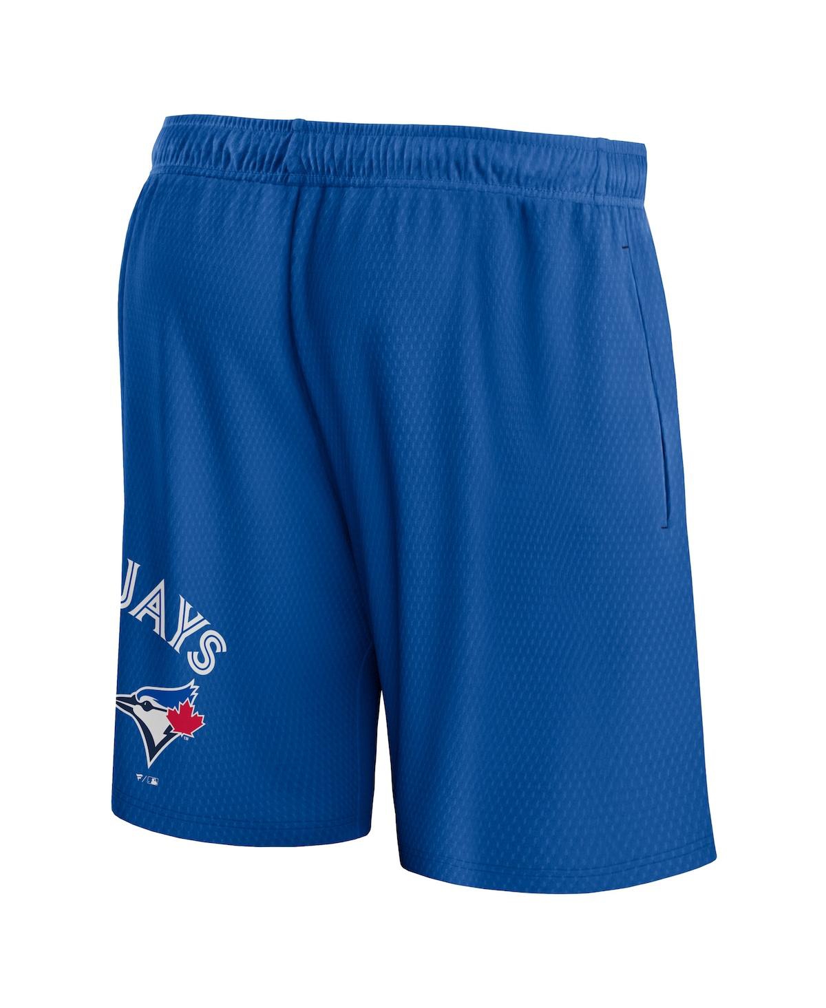 Shop Fanatics Men's  Royal Toronto Blue Jays Clincher Mesh Shorts