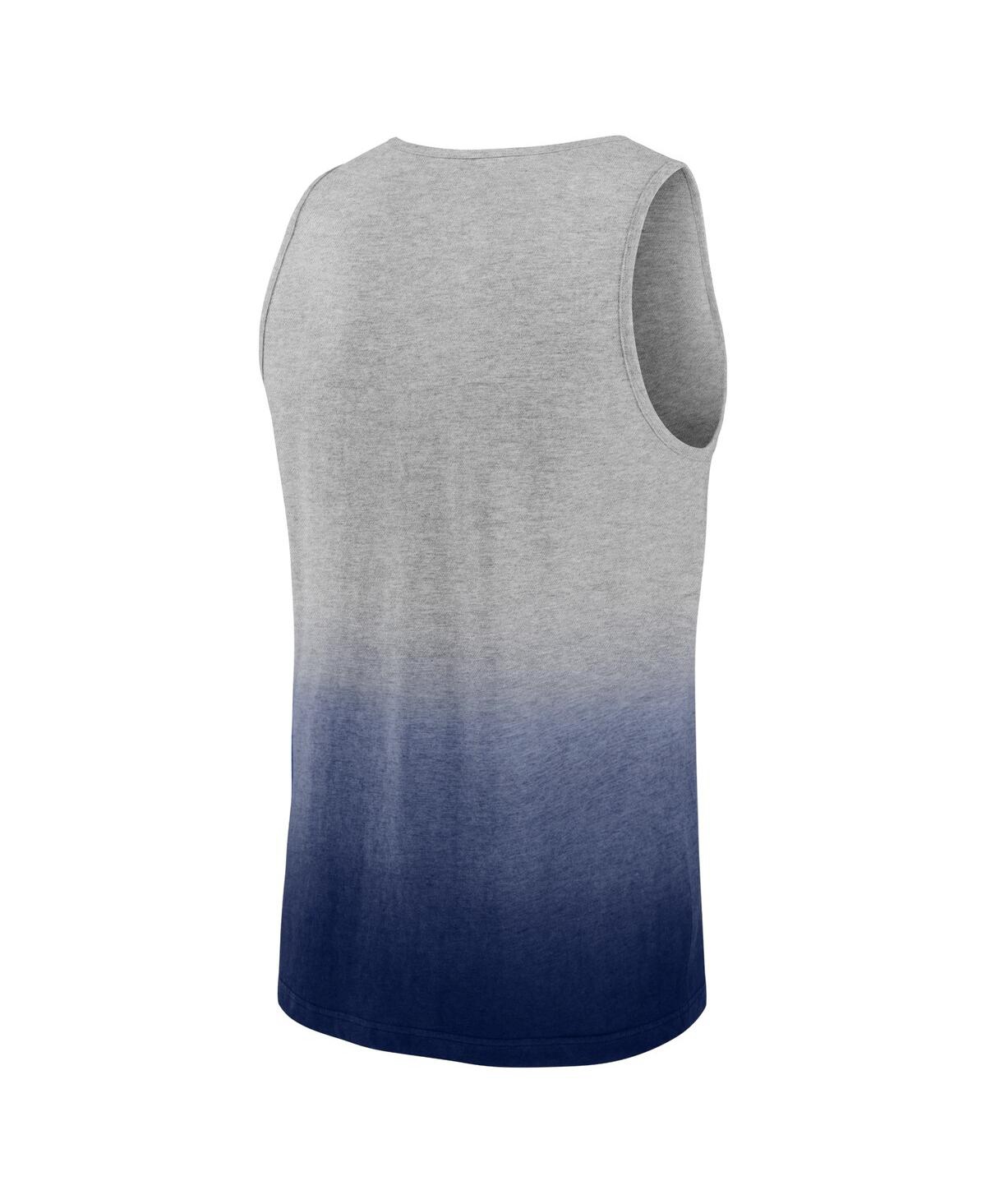 Shop Fanatics Men's  Gray, Navy Atlanta Braves Our Year Tank Top In Gray,navy