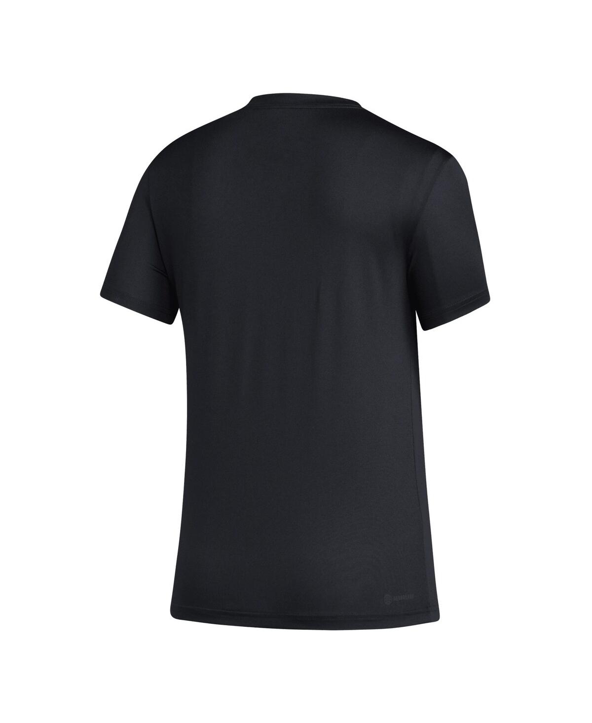 Shop Adidas Originals Women's Adidas Black Seattle Sounders Fc Aeroready Club Icon T-shirt