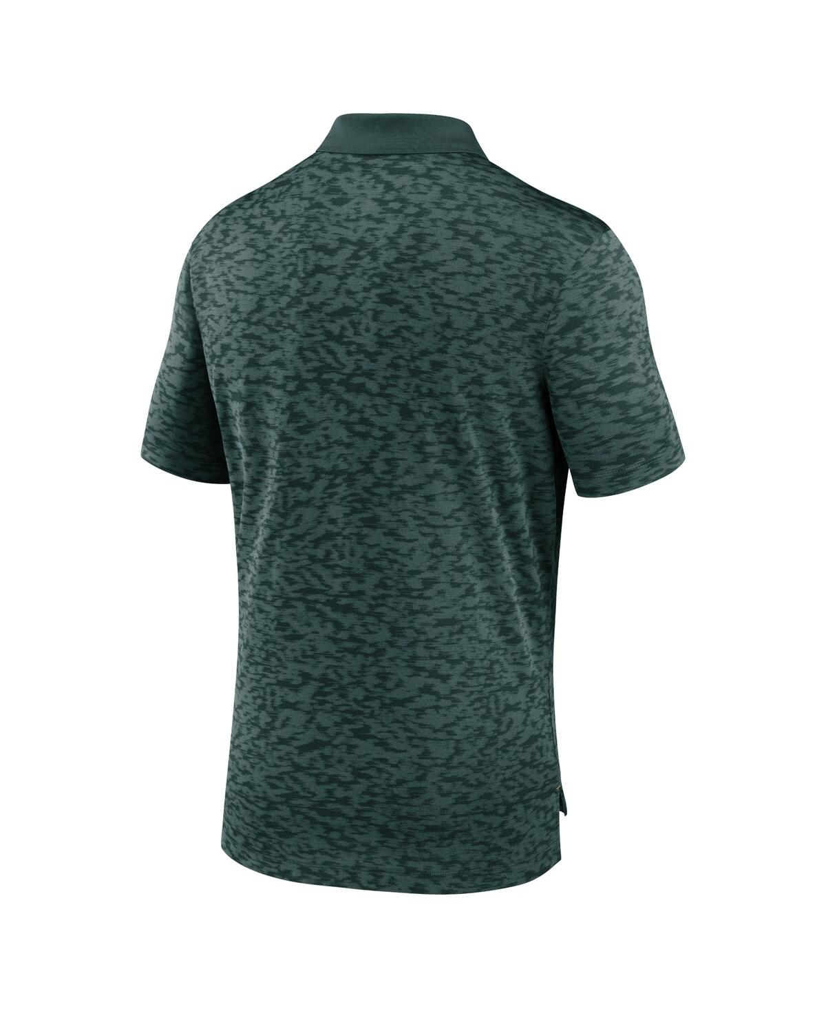 Shop Nike Men's  Green Oakland Athletics Next Level Performance Polo Shirt