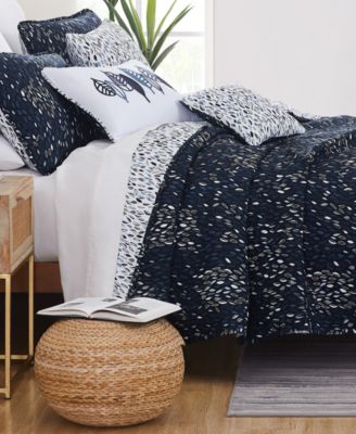 Botanical Leaves 5-Pc. Quilt Set, Twin