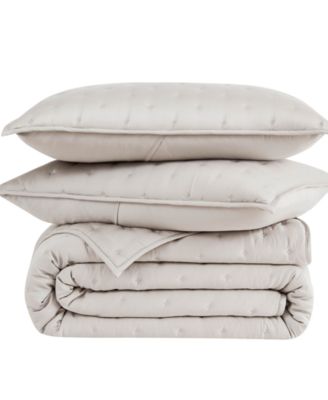 Luxurious 100% Viscose 3-Pc. Quilt Set, Queen