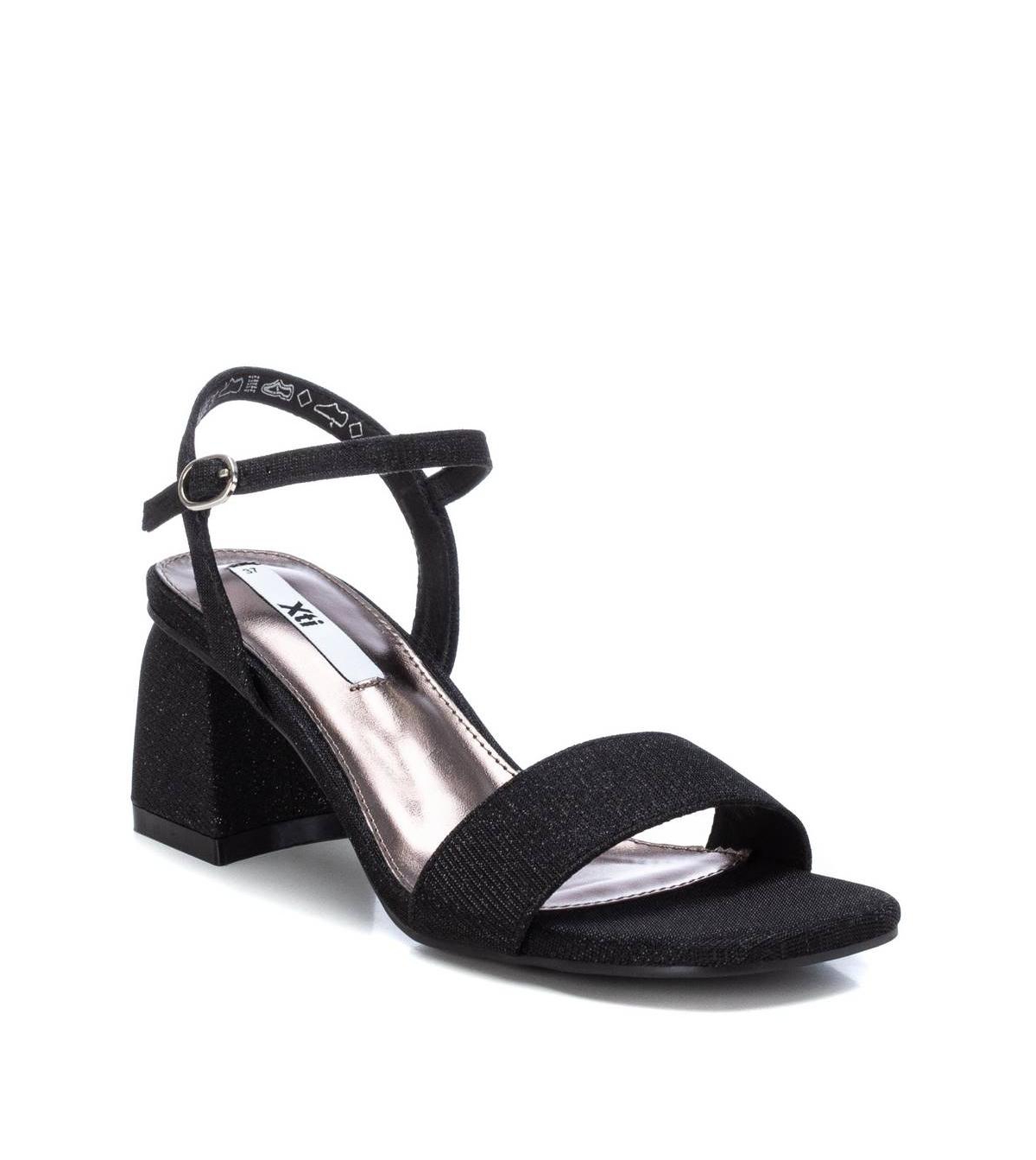 Women's Heeled Sandals By Xti, Black - Black