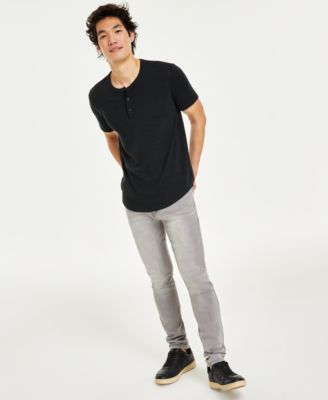 And Now This - Men's Henley T-Shirt & Skinny-Fit Jeans, Created for Macy's