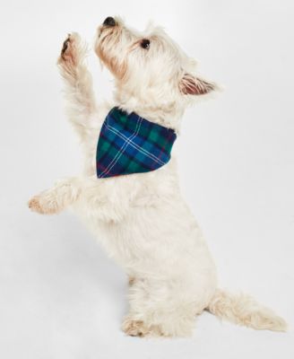 Family Pajamas - Cotton Plaid Pet Bandana