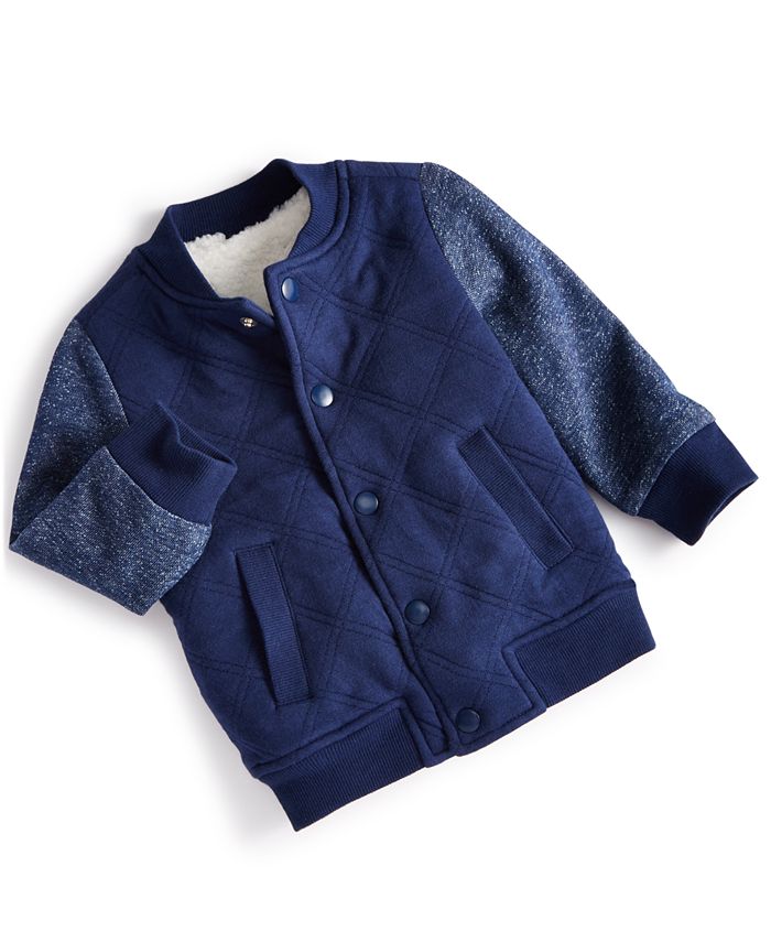 First Impressions Baby Boys Quilted Varsity Jacket Created for