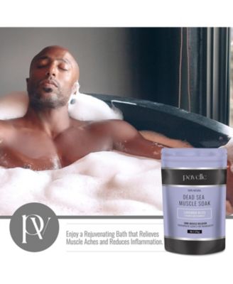 Dead Sea Muscle Soak, Bath Sea Salt, Lavender Bliss