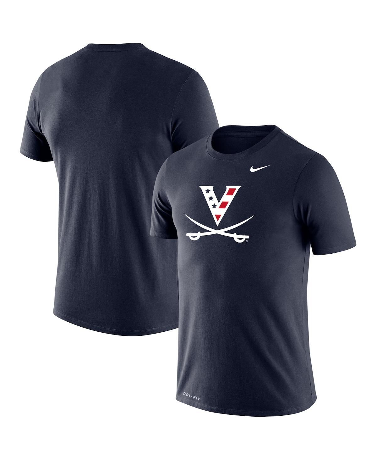 Nike Men's  Navy Virginia Cavaliers Red, White And Hoo Performance Legend T-shirt In Navy Virginia Cavaliers Red,white