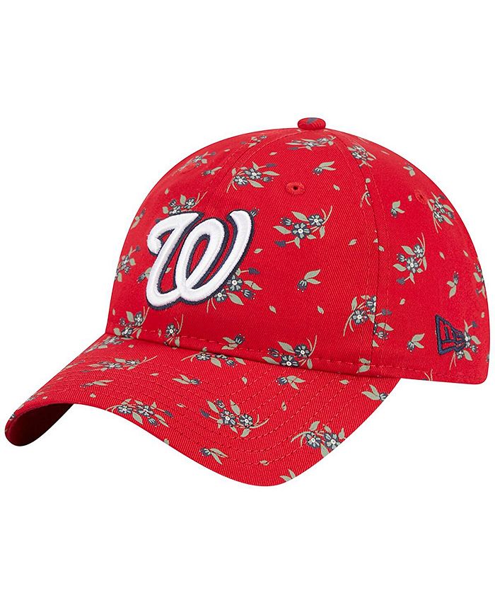 New Era Women's Red Washington Nationals Bloom 9TWENTY Adjustable Hat -  Macy's