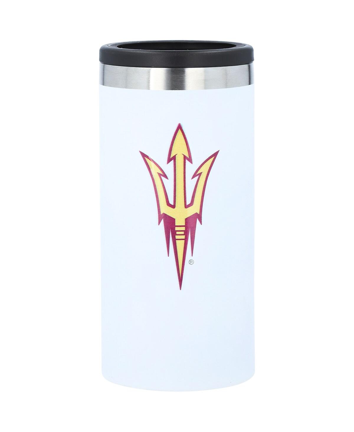 Memory Company Arizona State Sun Devils Team Logo 12 oz Slim Can Holder In White