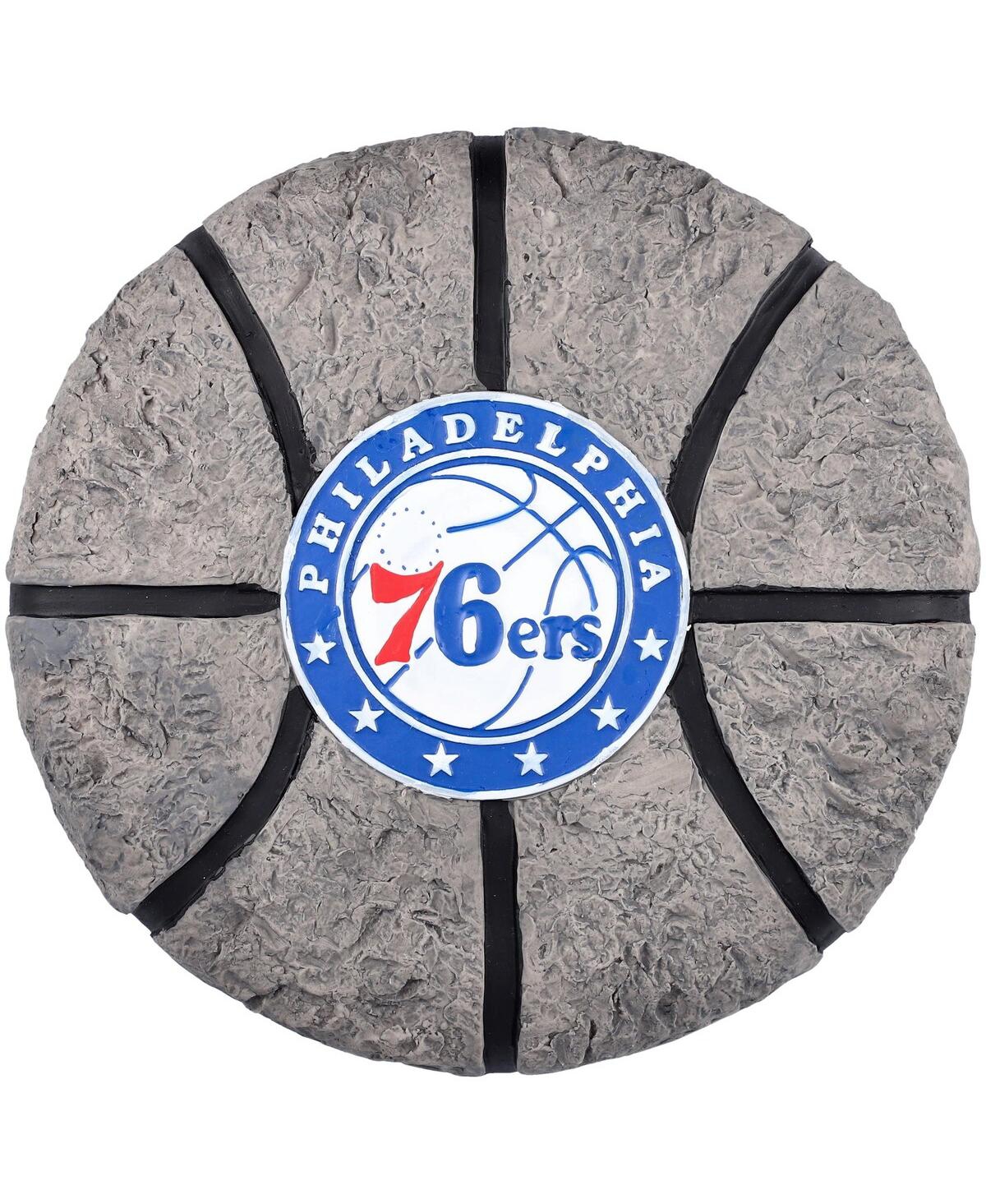 Philadelphia 76ers Ball Garden Stone - Gray