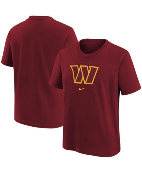 Футболка Nike Burgundy Washington Commanders Logo T-shirt для мальчиков