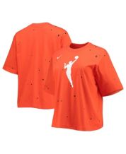New York Mets Nike Women's K-Bye Tri-Blend V-Neck T-Shirt - Orange