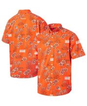 Men's Houston Astros Reyn Spooner Orange Lahaina Button-Down Shirt