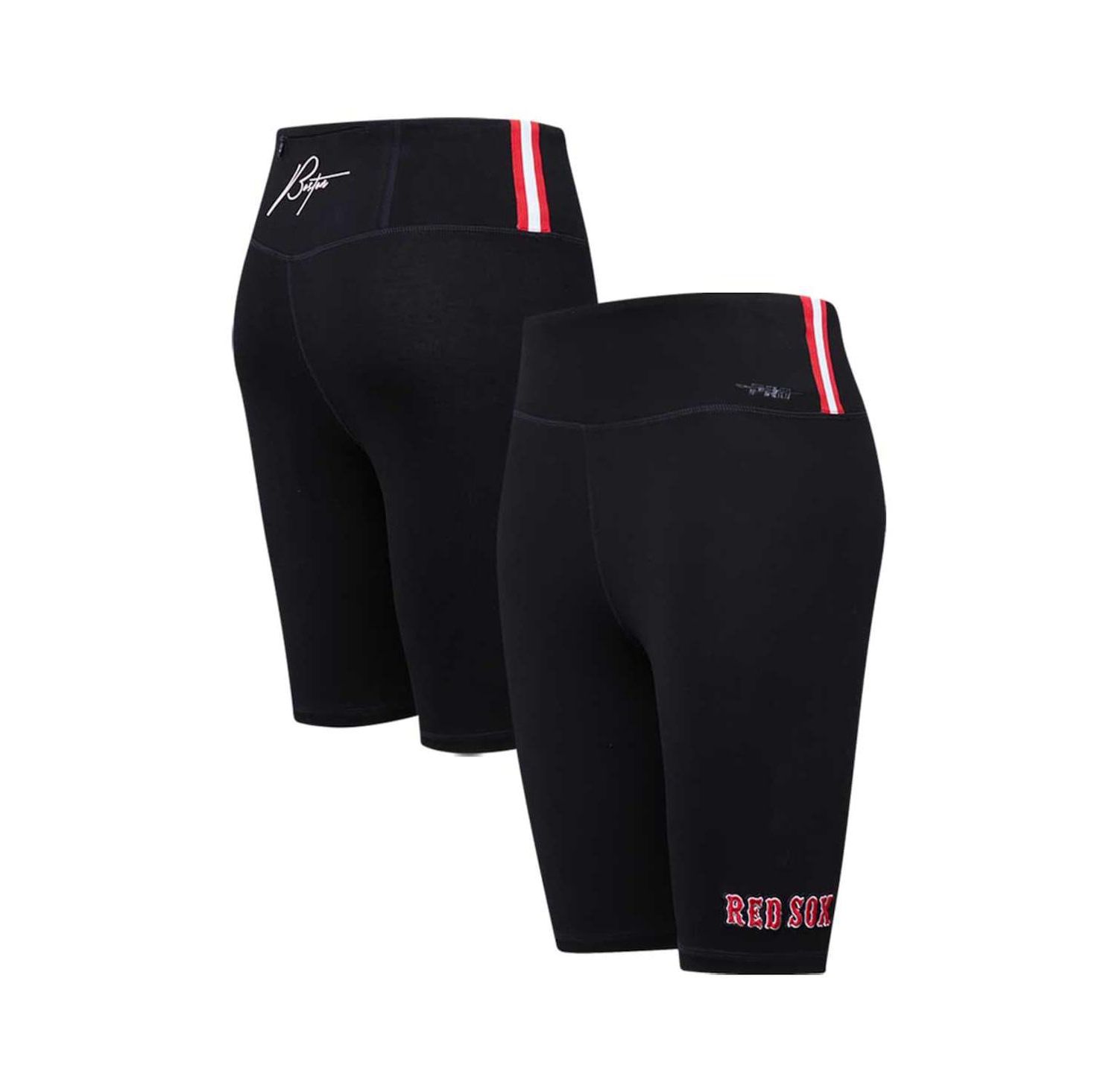 Women's Black Boston Red Sox City Scape Bike Shorts