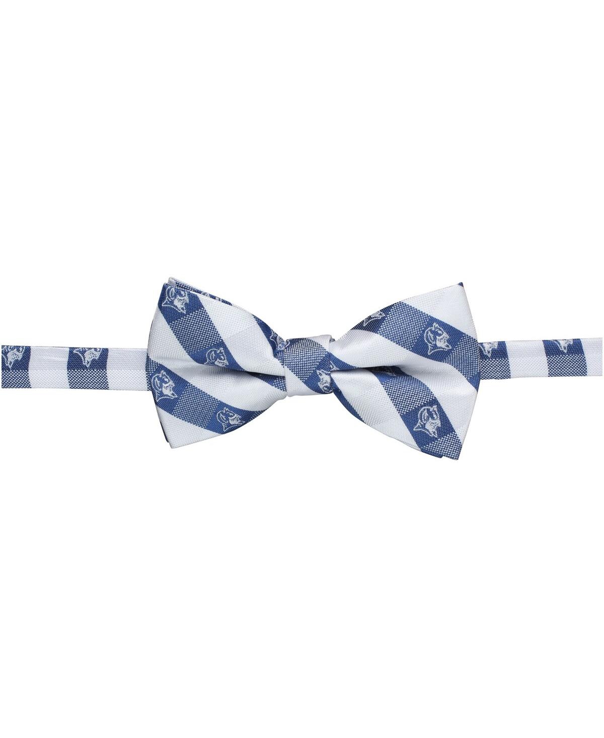 Eagles Wings Men's Duke Blue Devils Check Bow Tie In Blue,white