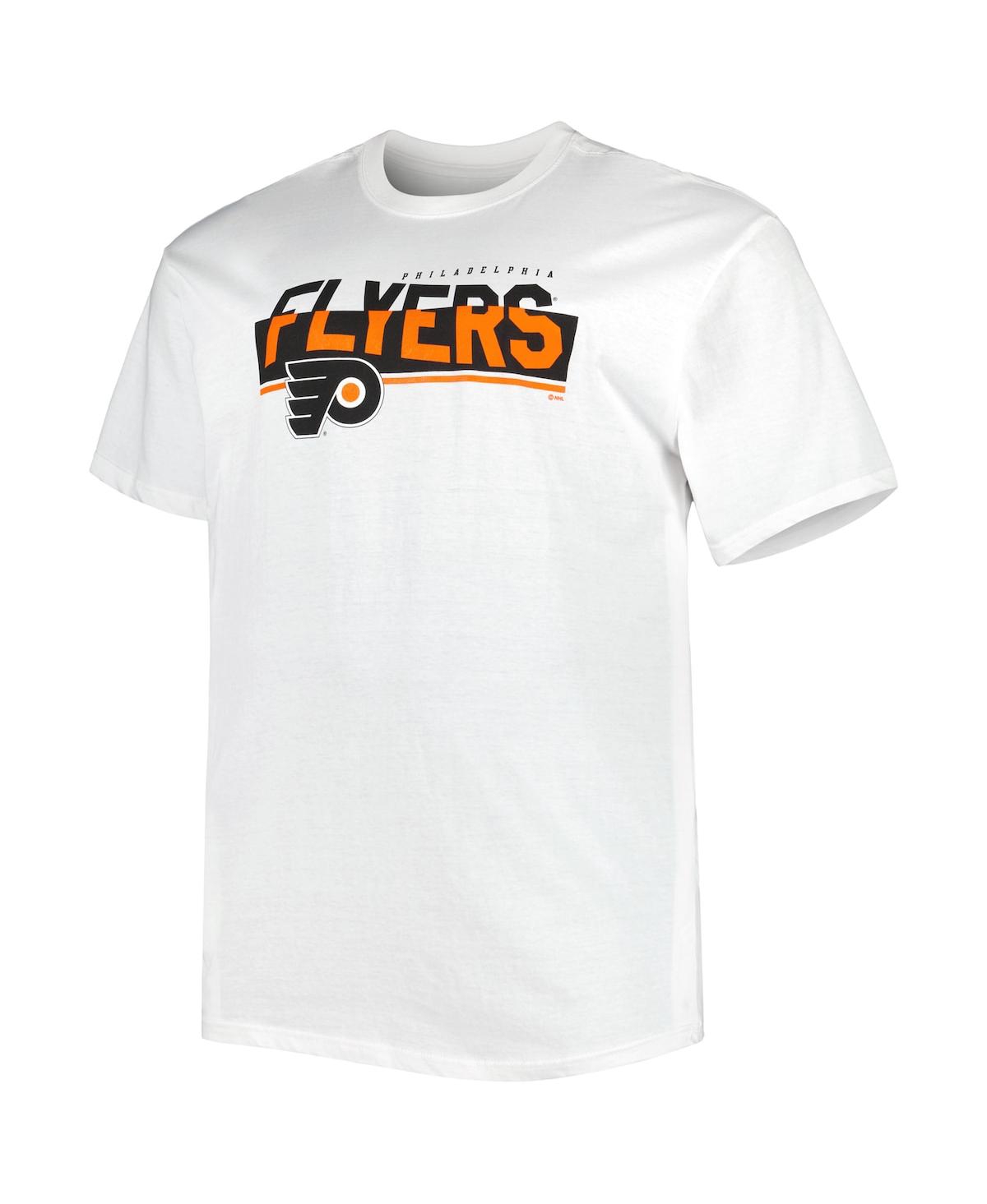 Shop Fanatics Men's  White Philadelphia Flyers Big And Tall Special Edition 2.0 T-shirt