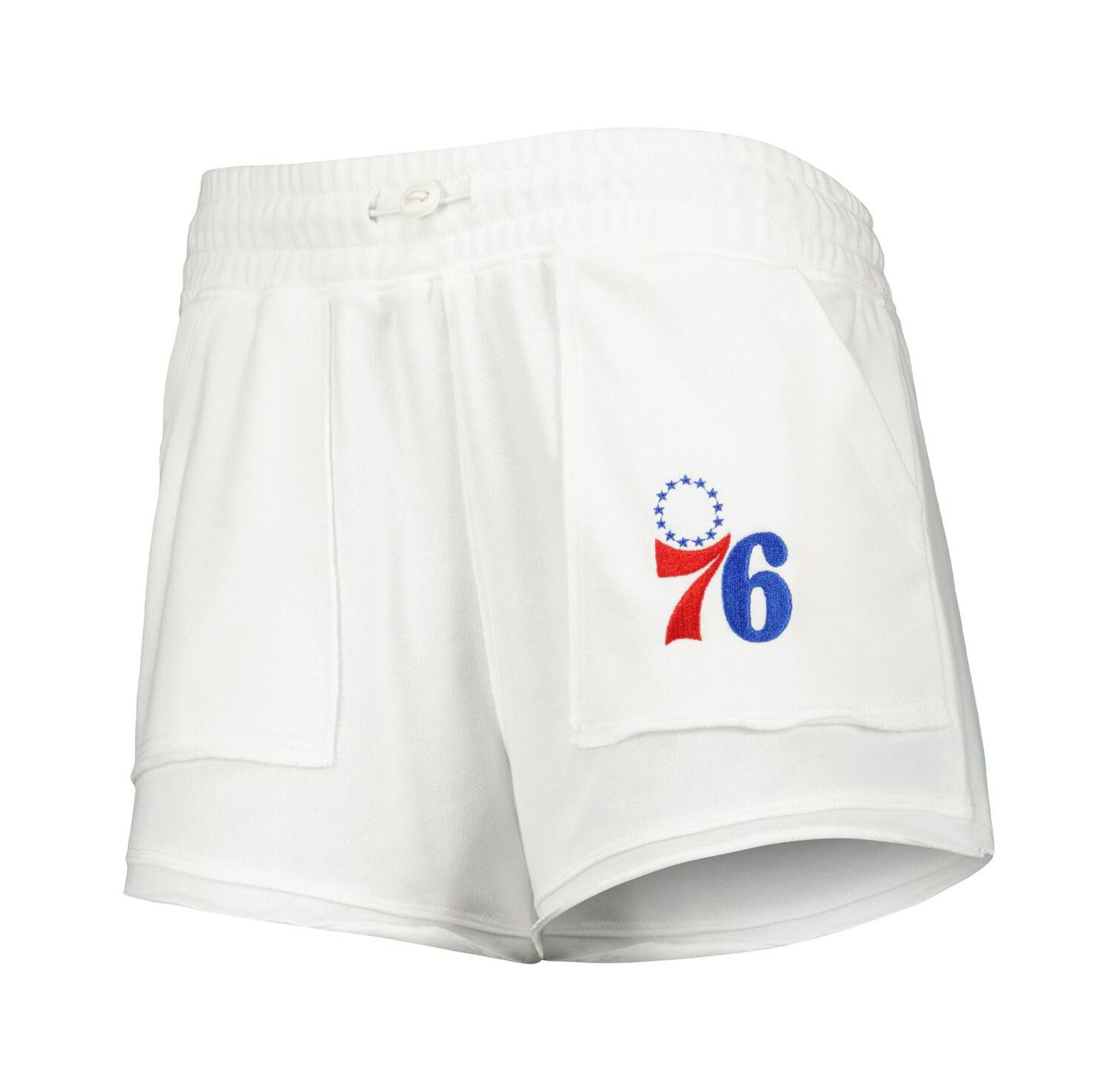 Women's White Philadelphia 76ers Sunray Shorts
