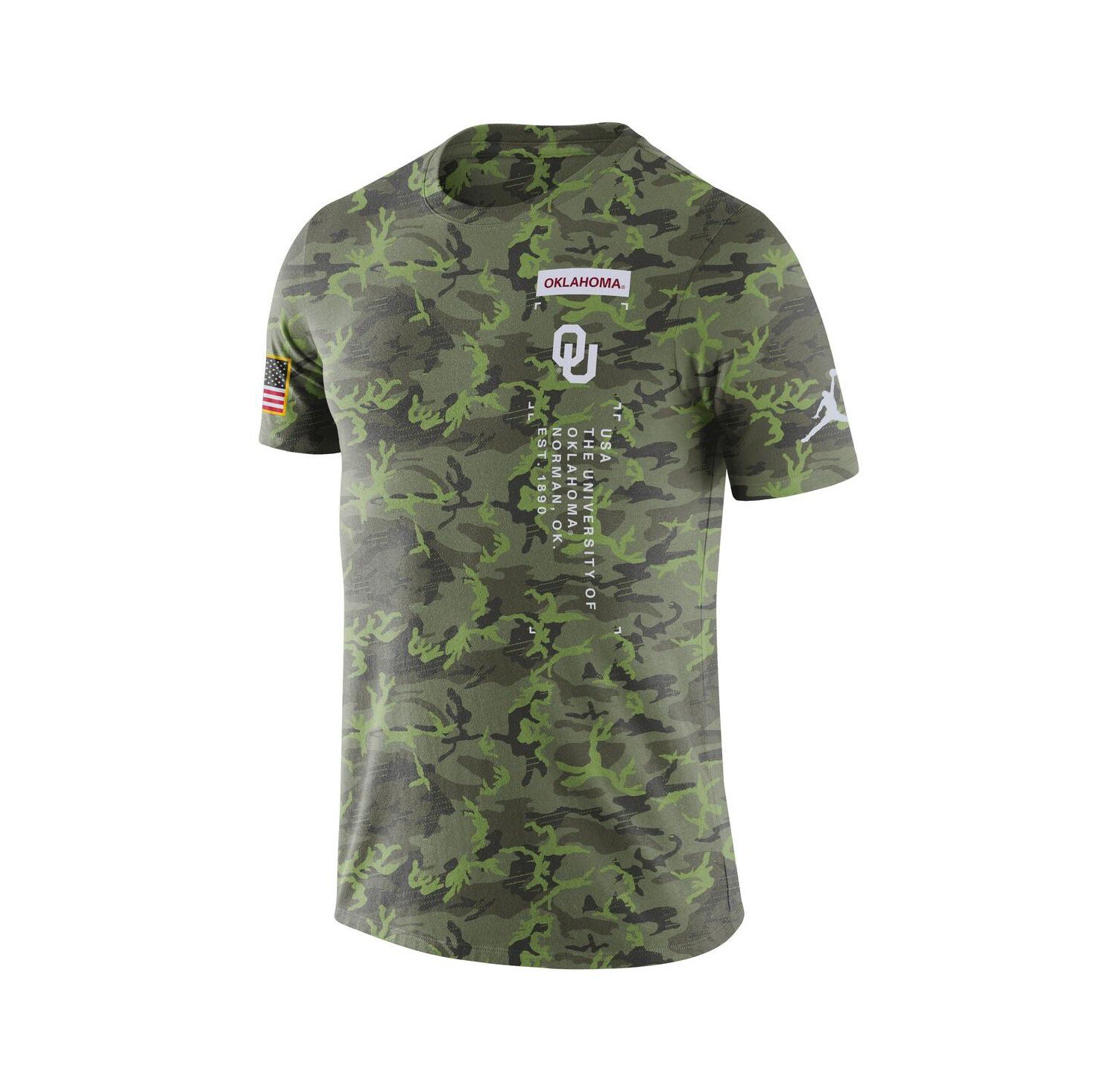 Men's Camo Oklahoma Sooners Military-Inspired T-shirt