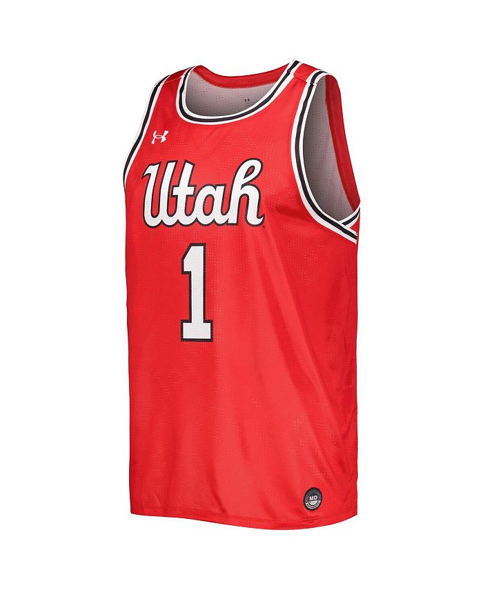 Under Armour Men's Red Utah Utes Replica Basketball Jersey Macy's