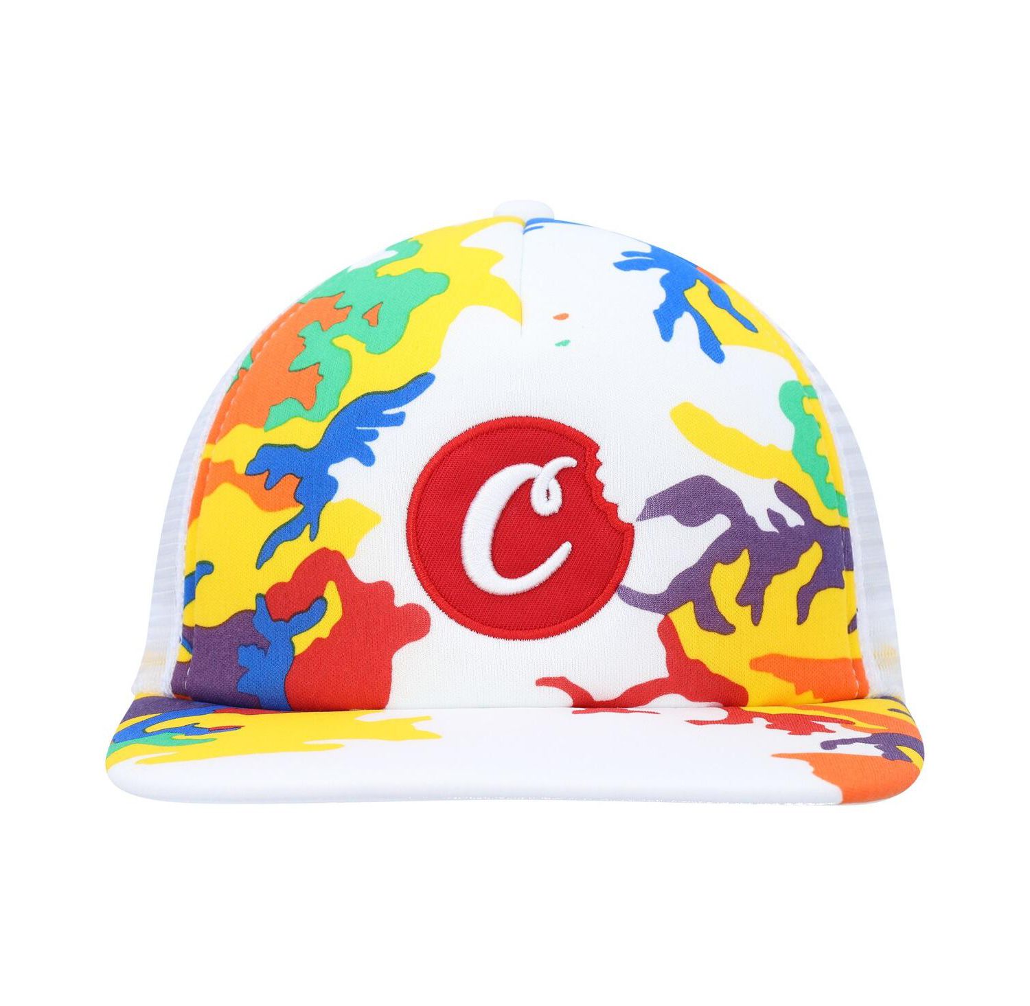 Men's White Fresh Air Trucker Snapback Hat