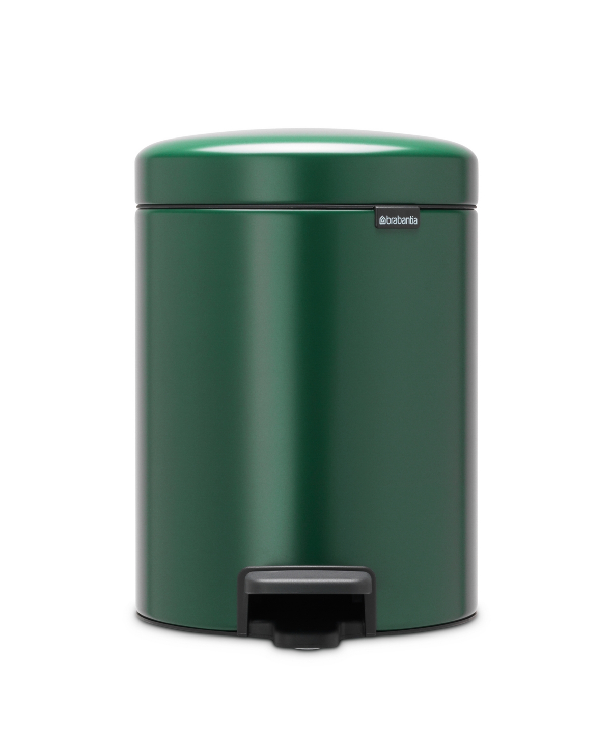 New Icon Step on Trash Can, 1.3 Gallon, 5 Liter - Pine Green