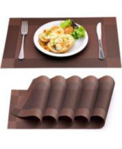 Flower Print Placemats Heat Resistant Place Mats Non-Slip Dining Table Mats  +3