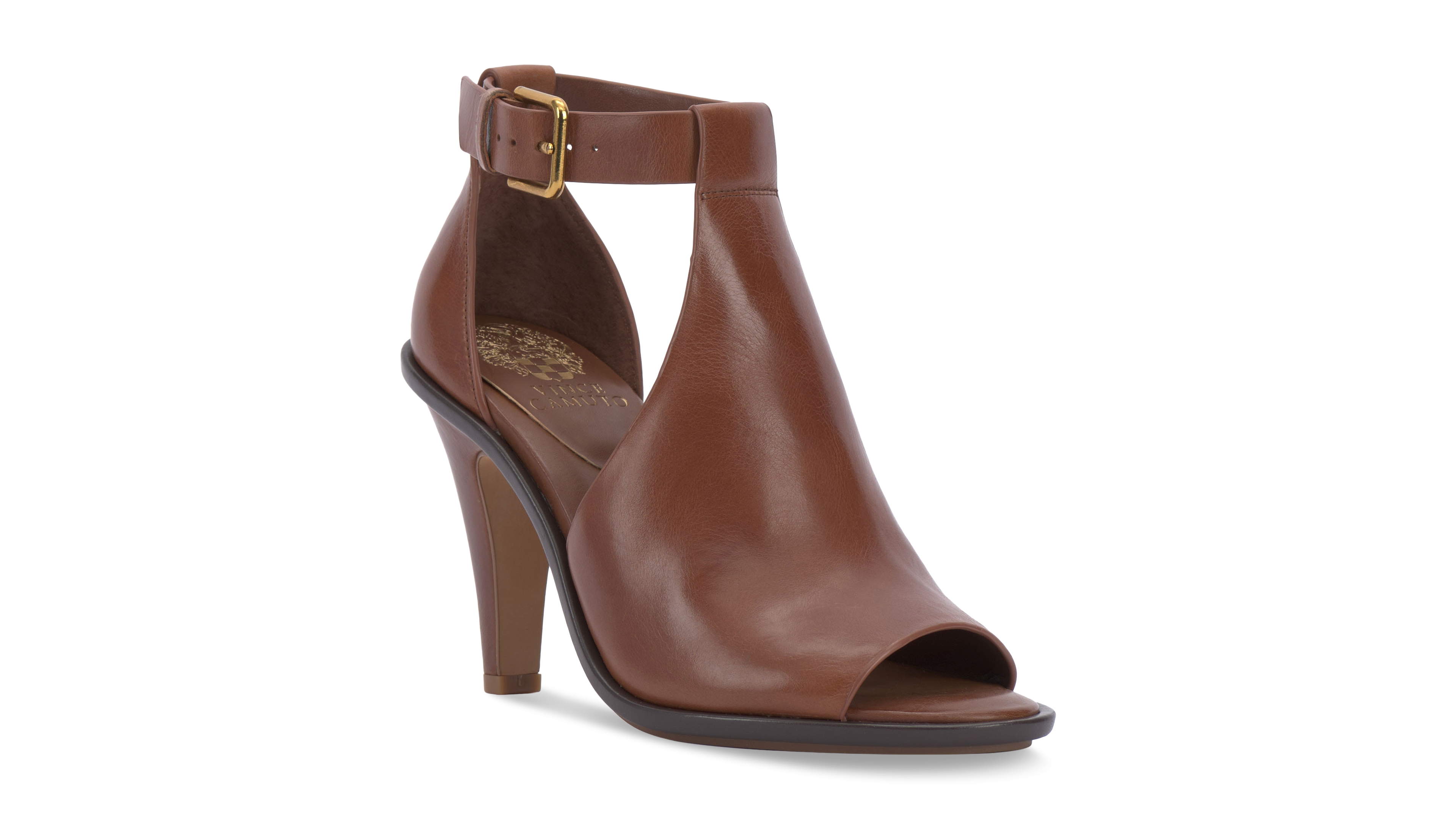 Vince Camuto Women's Frasper Peep-Toe Buckled Dress Sandals