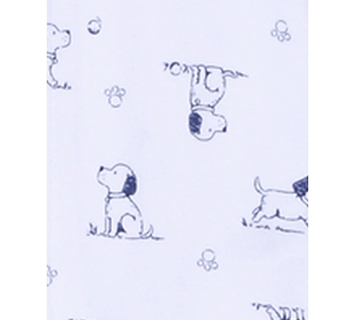 Little Me Baby Boys Puppy Toile Coverall and Hat, 2 Piece Set