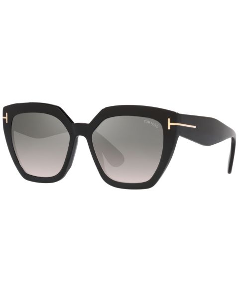 Женские солнцезащитные очки Tom Ford Sunglasses, FT0939, цвет: Чёрный блестящий