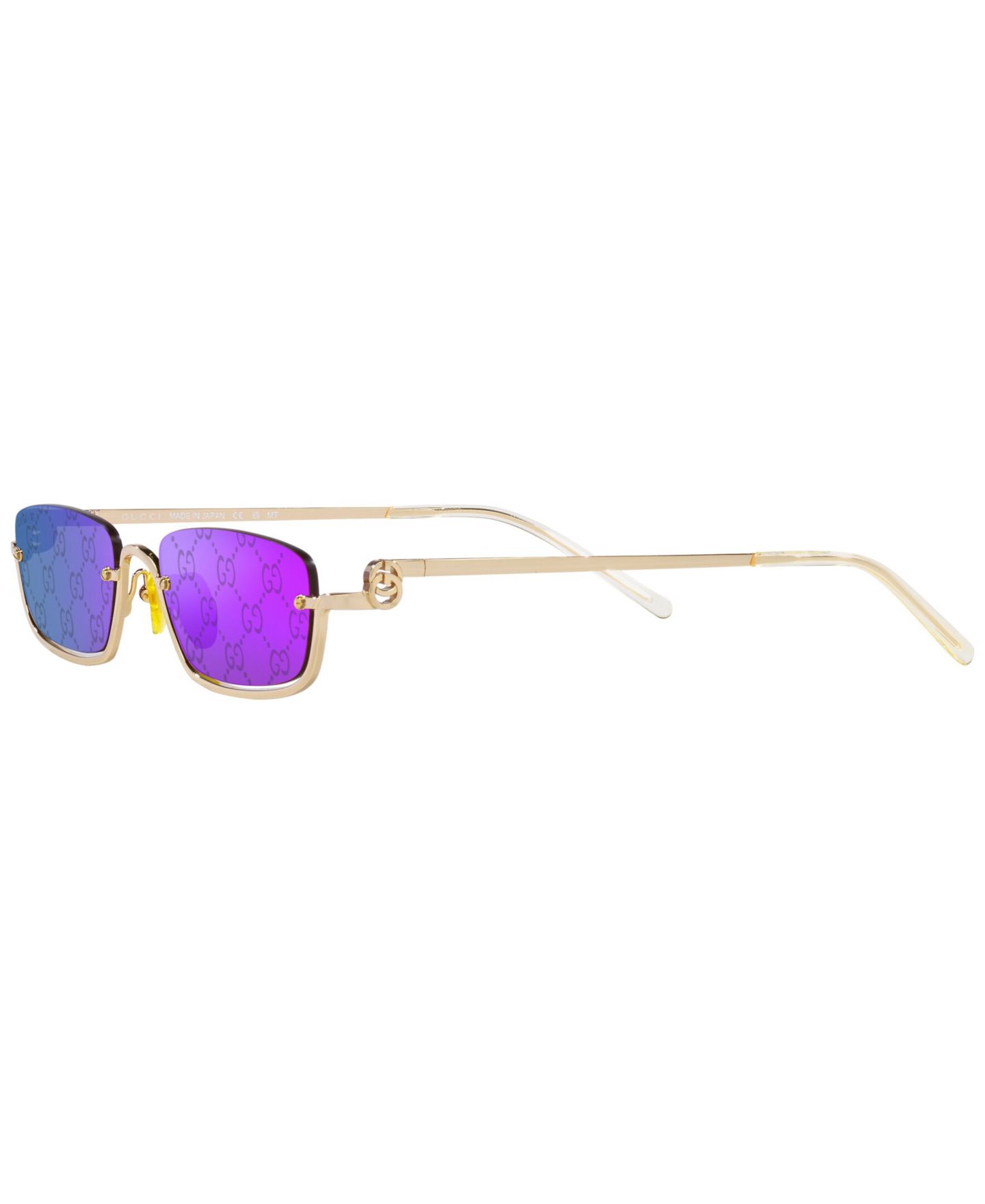 Солнцезащитные очки Gucci Unisex Sunglasses, GG1278S, цвет: Золотой — фото 2