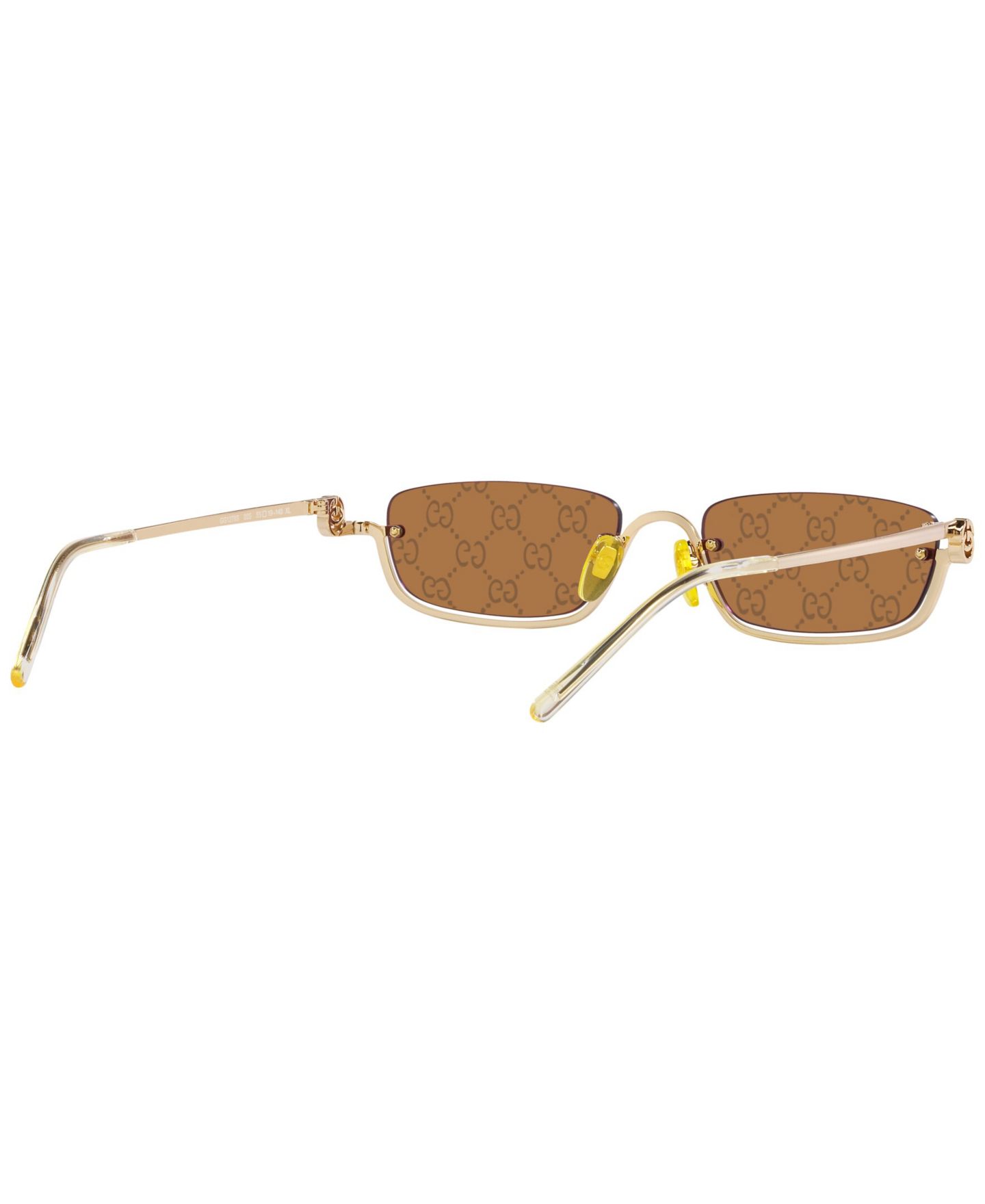 Солнцезащитные очки Gucci Unisex Sunglasses, GG1278S, цвет: Золотой — фото 7