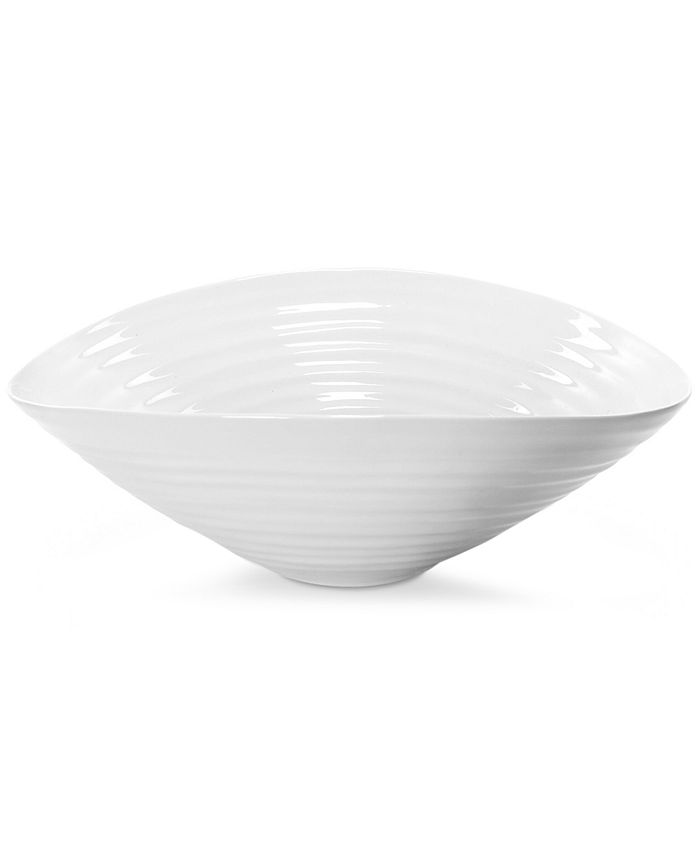 Portmeirion - "Sophie Conran" White Large Salad Bowl, 13"