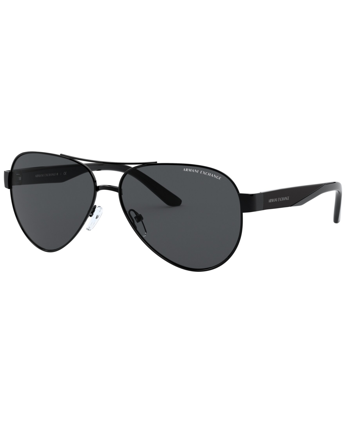 Ax Armani Exchange Men's Sunglasses, Ax2034s In Shiny Black