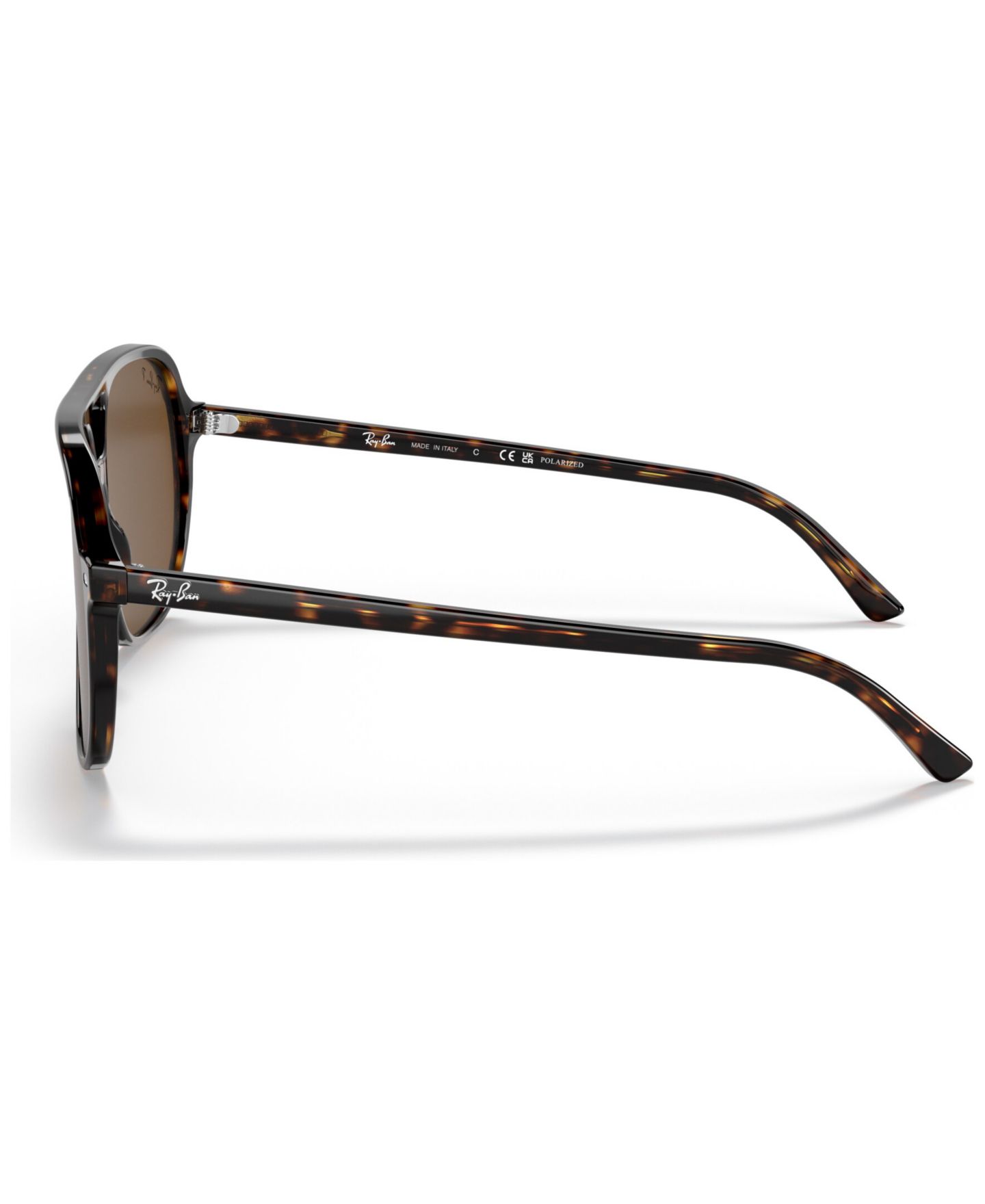 Солнцезащитные очки Ray-Ban Unisex Polarized Sunglasses, Bill, цвет: Гавана — фото 2