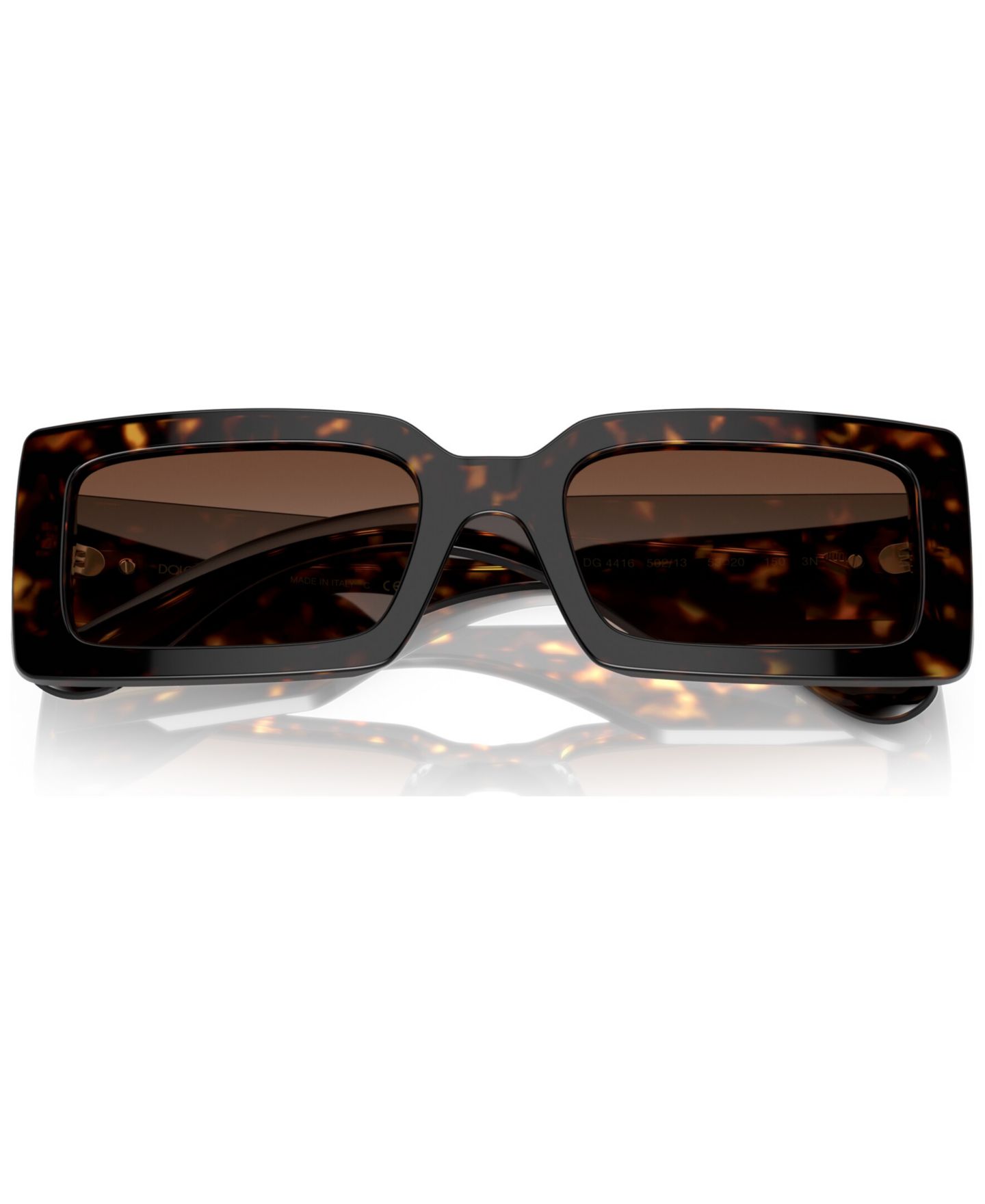 Женские солнцезащитные очки Dolce&Gabbana Sunglasses, DG4416, цвет: Чёрный — фото 10