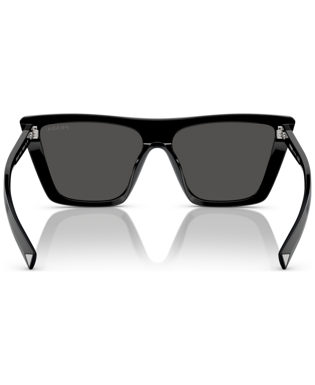 Shop Prada Women's Low Bridge Fit Sunglasses, Pr 21zsf In Black
