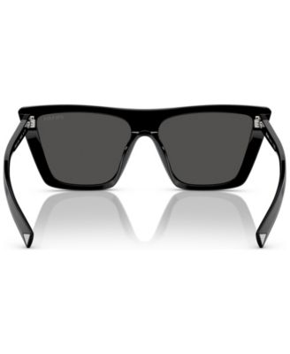 PRADA バタフライフレームサングラス PR21ZS 11I0A6 Prada black butterfly shape sunglasses – Eyewear Club