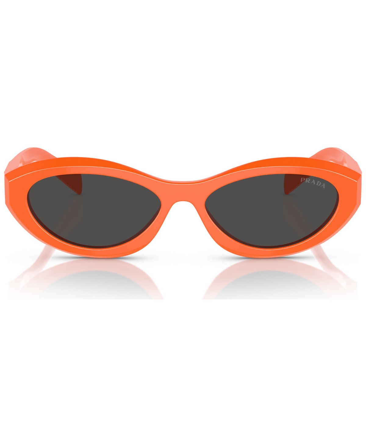 Prada Symbole Irregular Women's Sunglasses, Pr 26zs In Orange