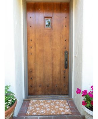 Coir Doormat, Snowflake