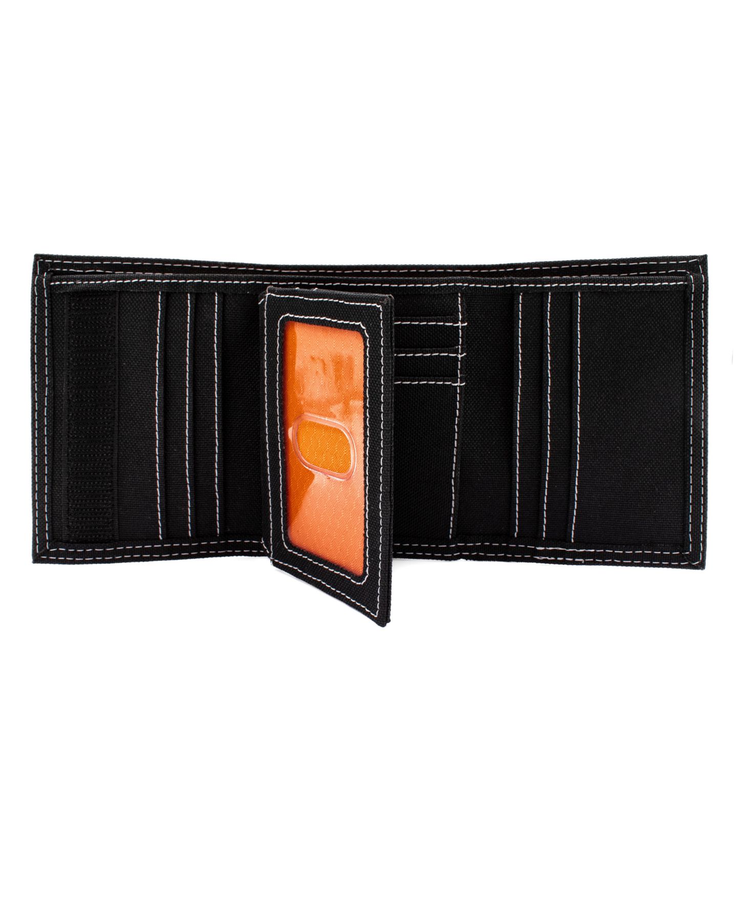 Мужской кошелёк Timberland Reflective Print Trifold Wallet, цвет: Чёрный — фото 3