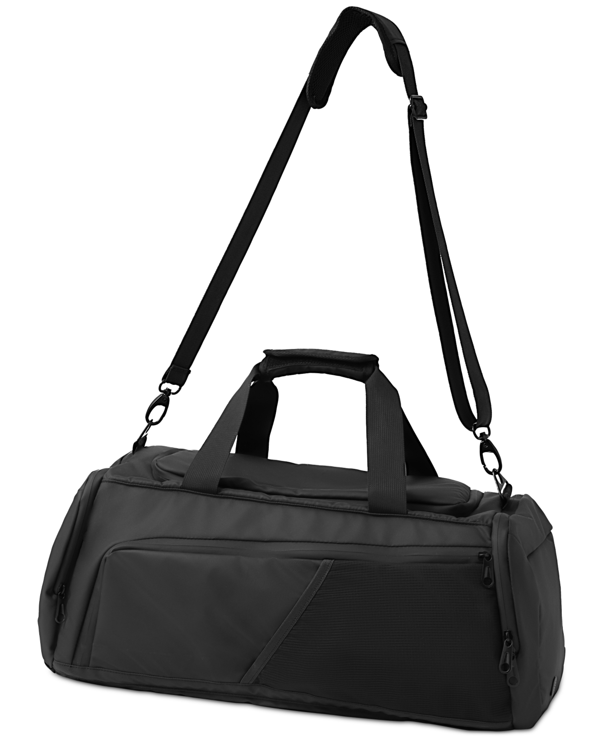 Shop Alfani Men's Croc Weekender Bag, Created For Macy's In Black
