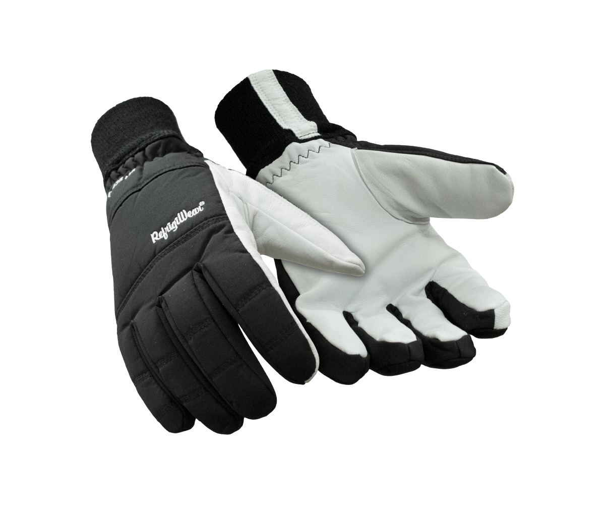 Men's Nylon Insulated Ergonomic Fit Winter Work Glove - Black