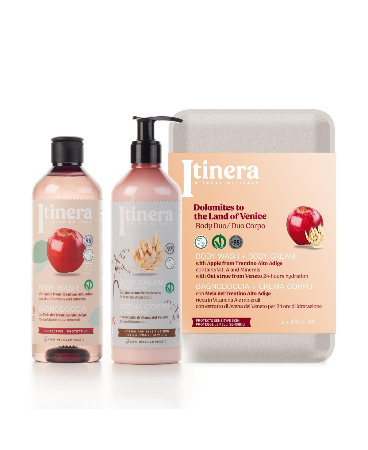ITINERA DOLOMITES TO THE LAND OF VENICE GIFT BOX WITH BODY CREAM & BODY WASH
