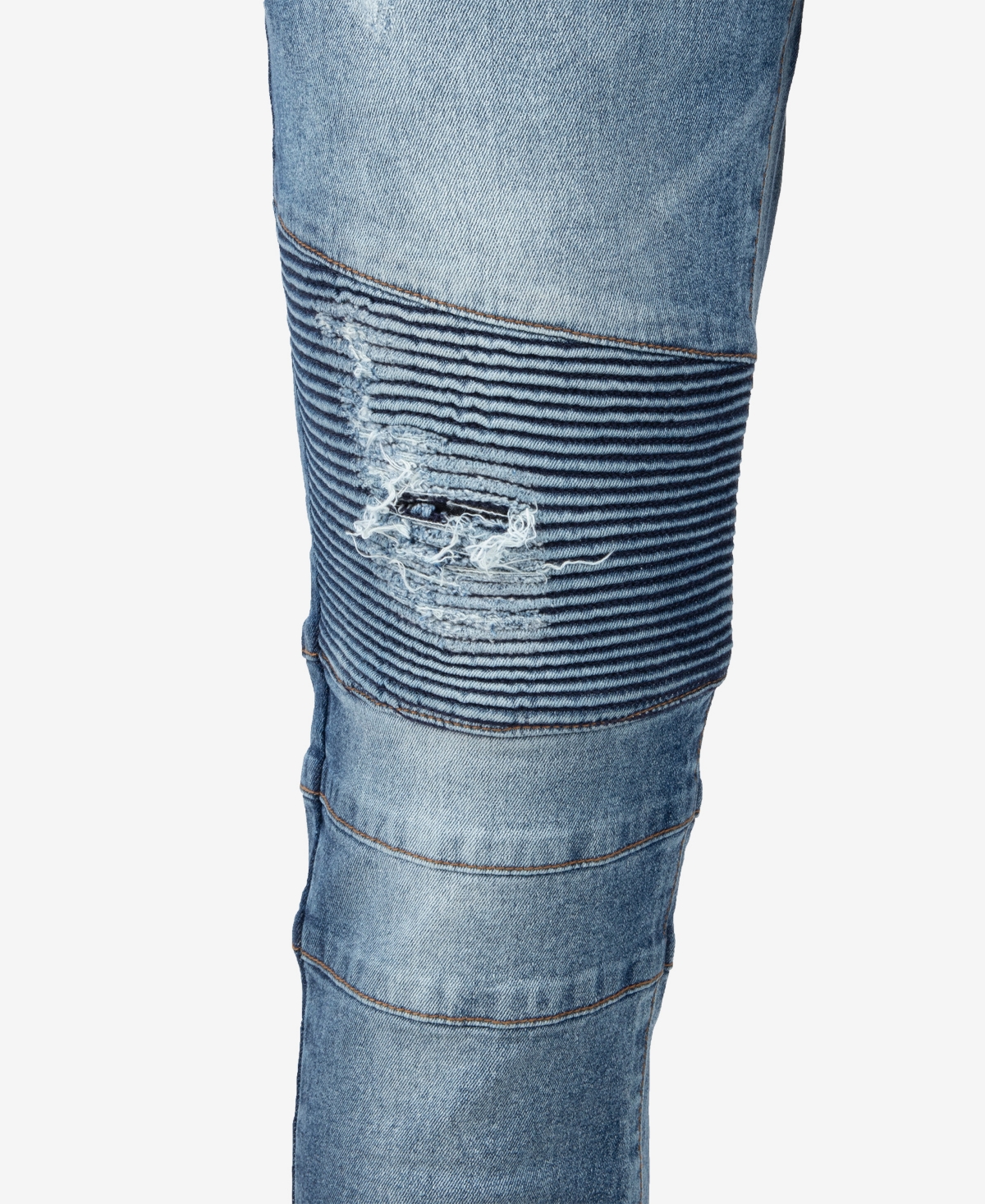 X-Ray Men's Regular Fit Moto Jeans