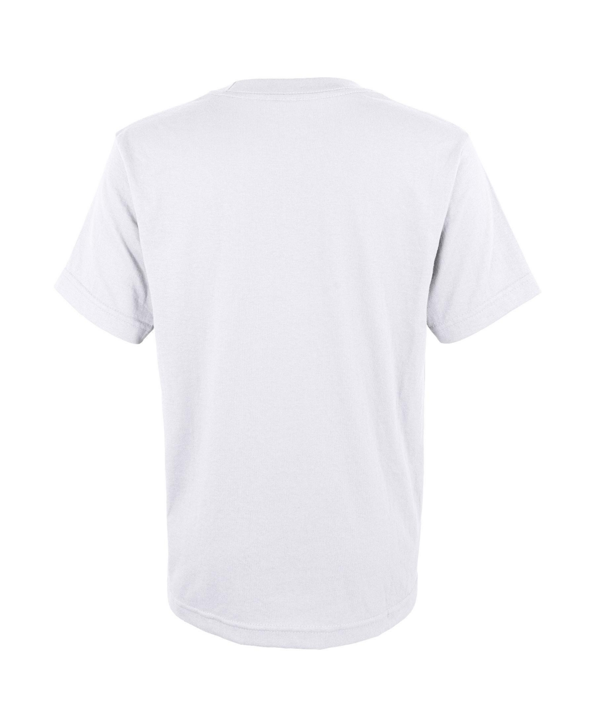 Outerstuff Big Boys And Girls  White Denver Nuggets 2023 Nba Western Conference Champs Locker Room T- In White