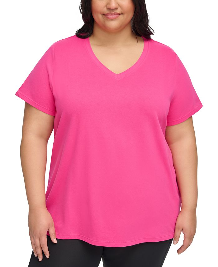 Spanx SPANX Womens Long Sleeve Arm TightsA Layering Piece, Opaque  Highlighter Pink 1X-2X